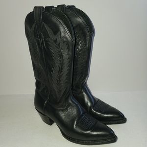 J. Chisholm black western woman's boots